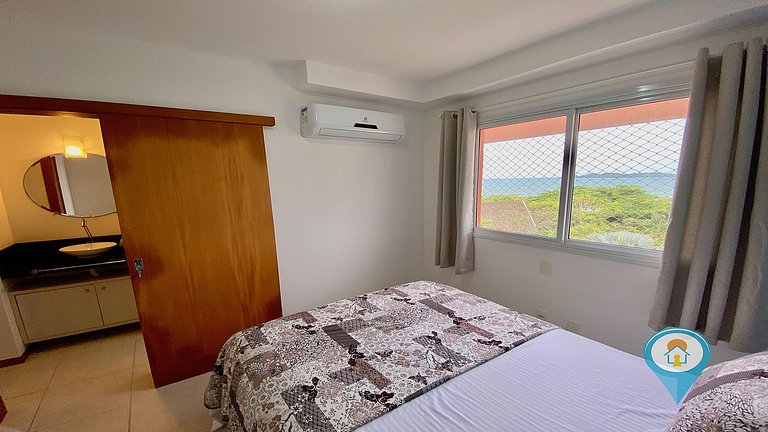 N1403 Vista mar em Home Club Wi-fi Piscina e Praia