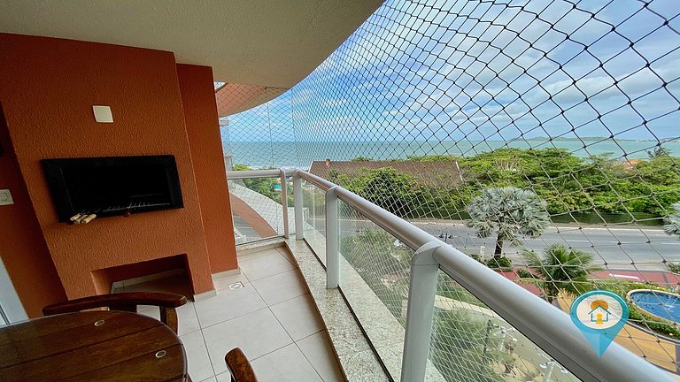 N1403 Vista mar em Home Club Wi-fi Piscina e Praia