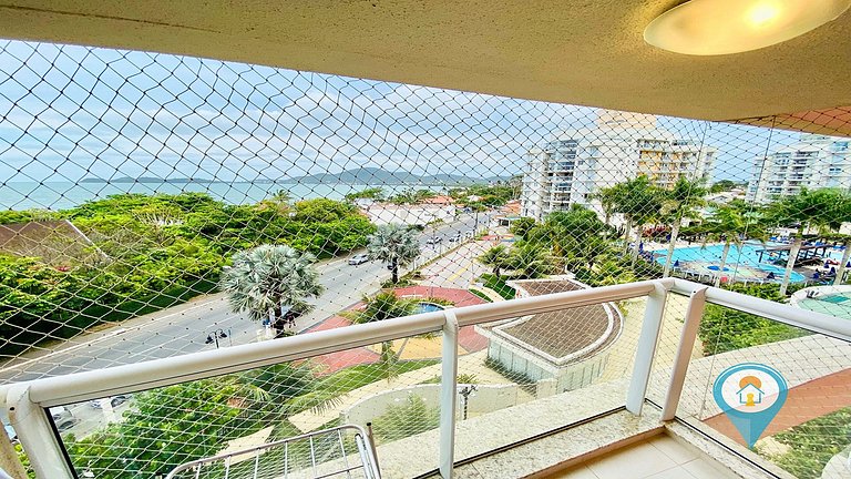 N1403 Vista mar em Home Club Wi-fi Piscina e Praia