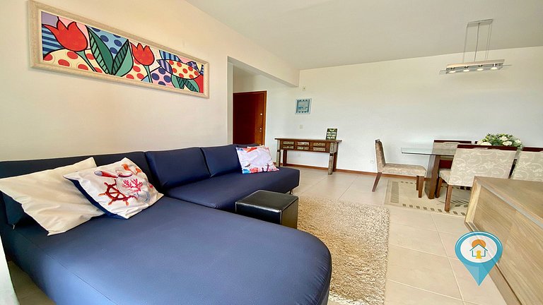 N1403 Vista mar em Home Club Wi-fi Piscina e Praia