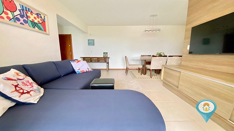 N1403 Vista mar em Home Club Wi-fi Piscina e Praia