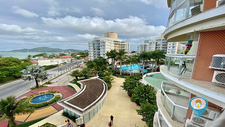 N1403 Vista mar em Home Club Wi-fi Piscina e Praia