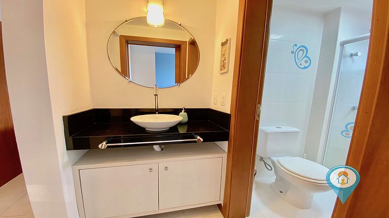 N1403 Vista mar em Home Club Wi-fi Piscina e Praia