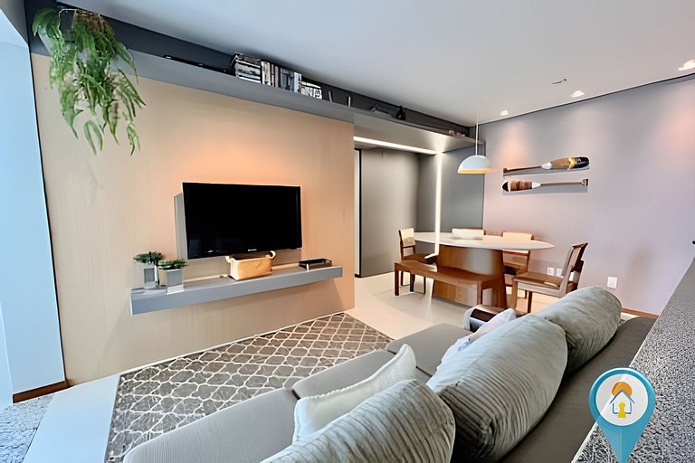 B4602 Conforto, Praia Pé na Areia e Beto Carrero