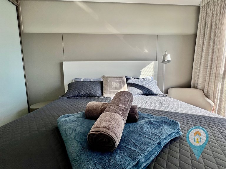 ITA1104T2 Vista Mar Cama King Size em Home Club