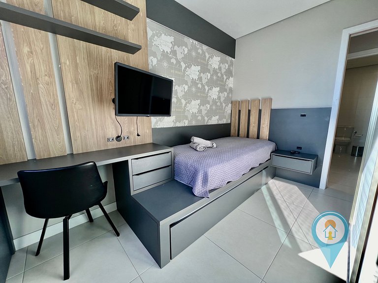 ITA1104T2 Vista Mar Cama King Size em Home Club