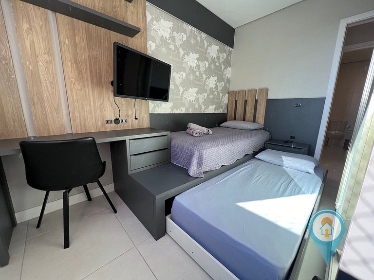ITA1104T2 Vista Mar Cama King Size em Home Club