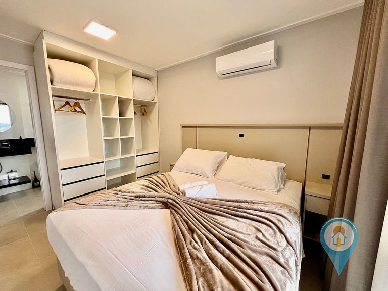 Aconchegante apartamento a 3 min. do Beto Carrero e Praia