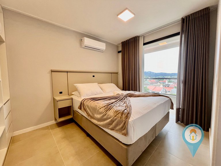 Aconchegante apartamento a 3 min. do Beto Carrero e Praia