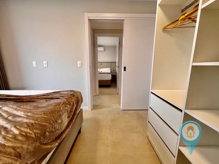 Aconchegante apartamento a 3 min. do Beto Carrero e Praia