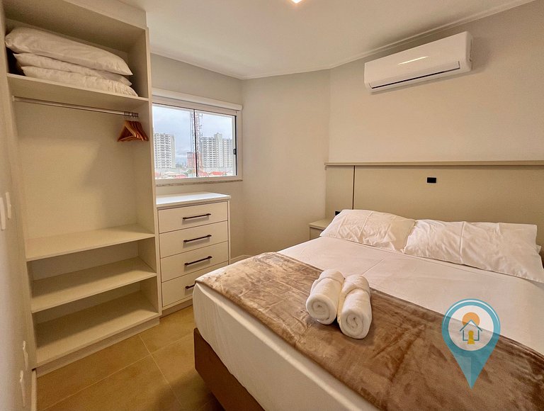 Aconchegante apartamento a 3 min. do Beto Carrero e Praia