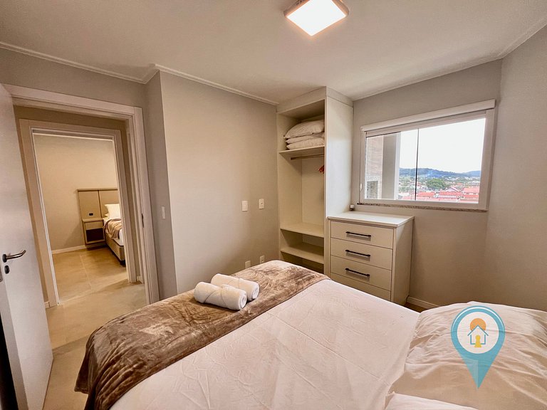 Aconchegante apartamento a 3 min. do Beto Carrero e Praia