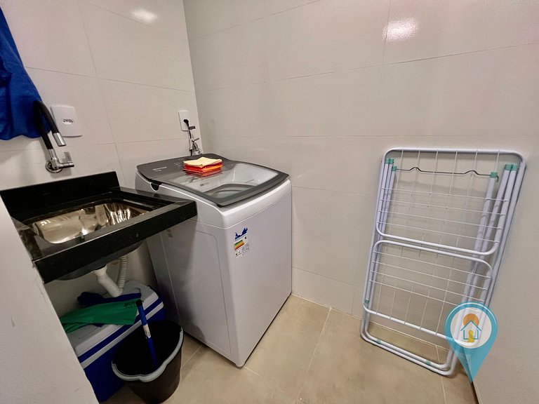 Aconchegante apartamento a 3 min. do Beto Carrero e Praia