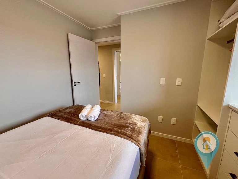 Aconchegante apartamento a 3 min. do Beto Carrero e Praia
