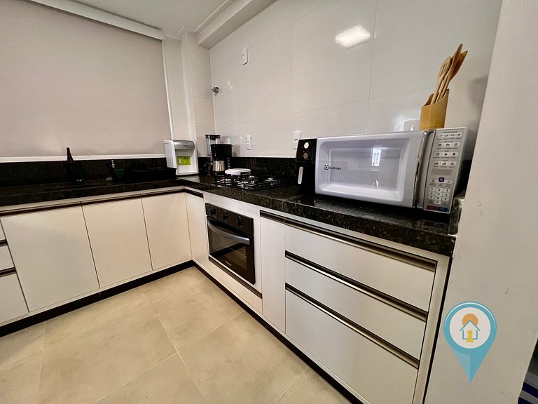 Aconchegante apartamento a 3 min. do Beto Carrero e Praia