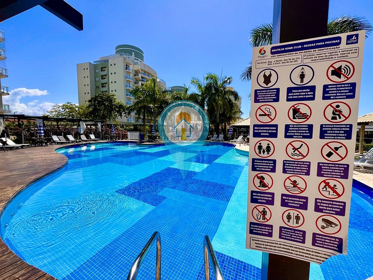N2604 Vista Top! Apto Praia Beto Carrero Home Club