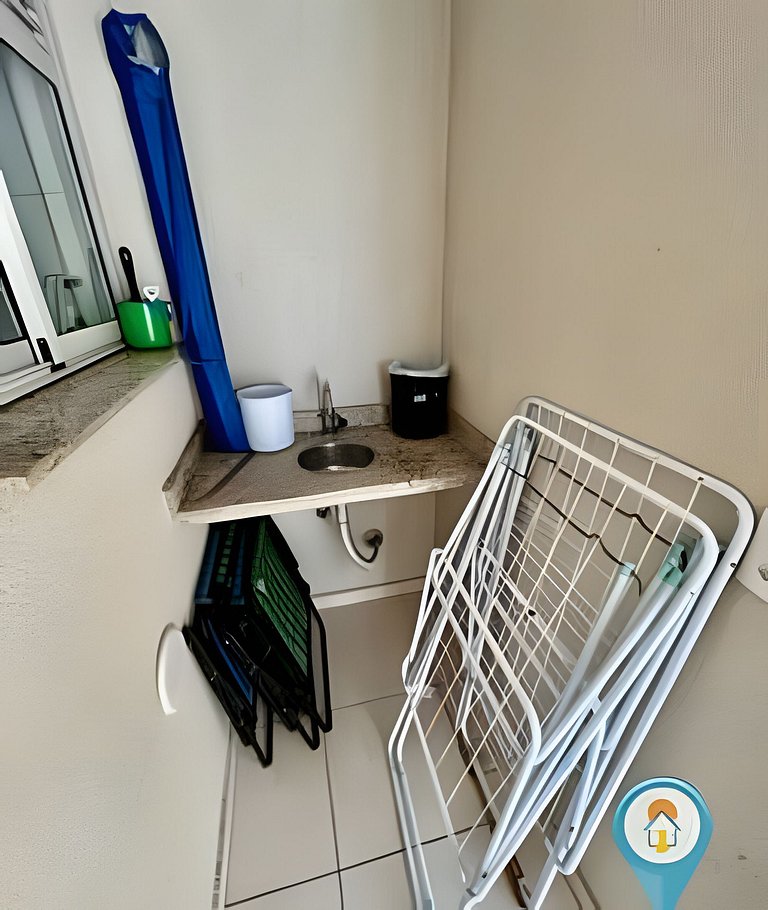 B21302 Pé na Areia Vista Mar Beto Carrero e Férias 1302