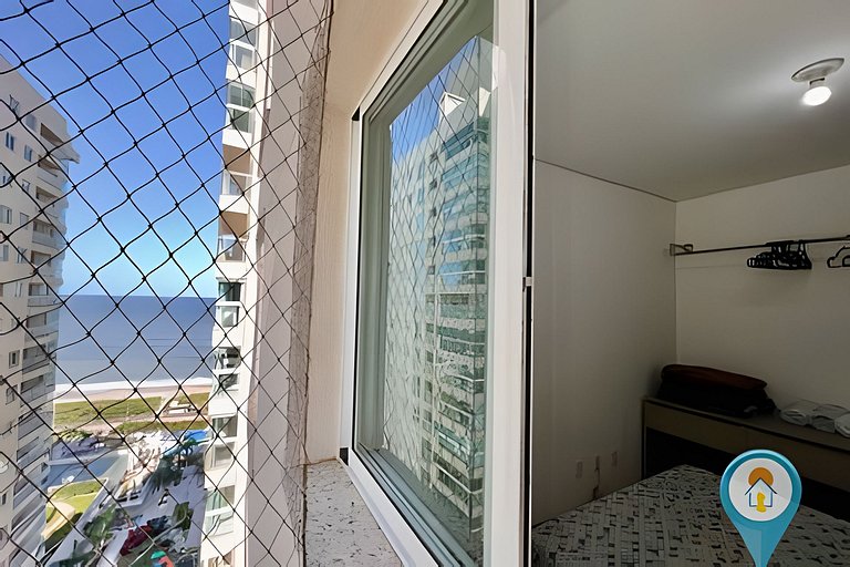 B21302 Pé na Areia Vista Mar Beto Carrero e Férias 1302