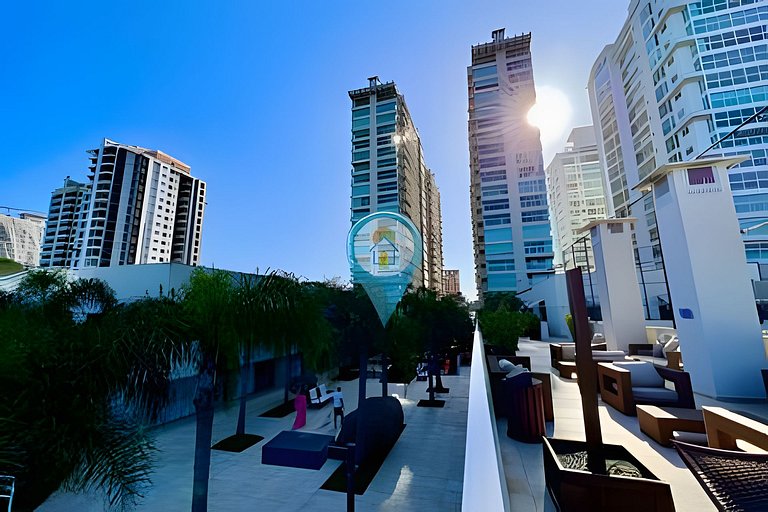 B21302 Pé na Areia Vista Mar Beto Carrero e Férias 1302