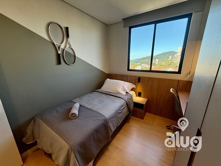 Apartamento 3 quartos perto Beto Carrero com vista mar