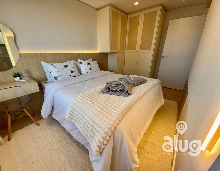 Apartamento 3 quartos perto Beto Carrero com vista mar