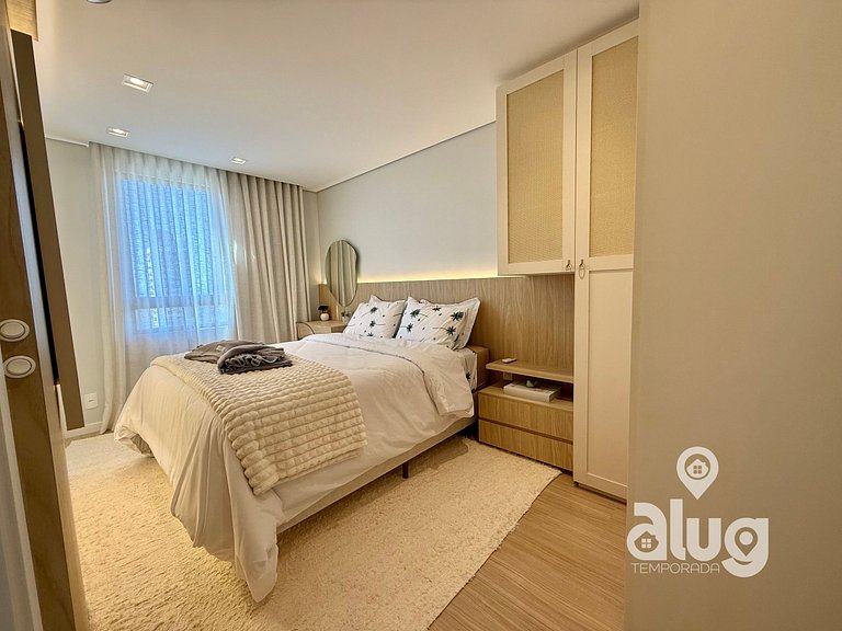 Apartamento 3 quartos perto Beto Carrero com vista mar