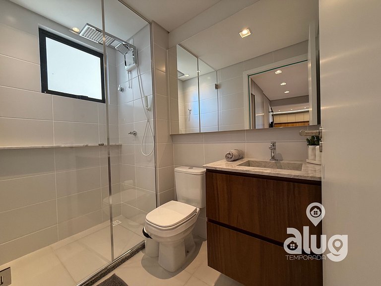 Apartamento 3 quartos perto Beto Carrero com vista mar