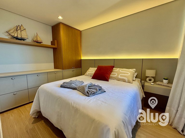 Apartamento 3 quartos perto Beto Carrero com vista mar