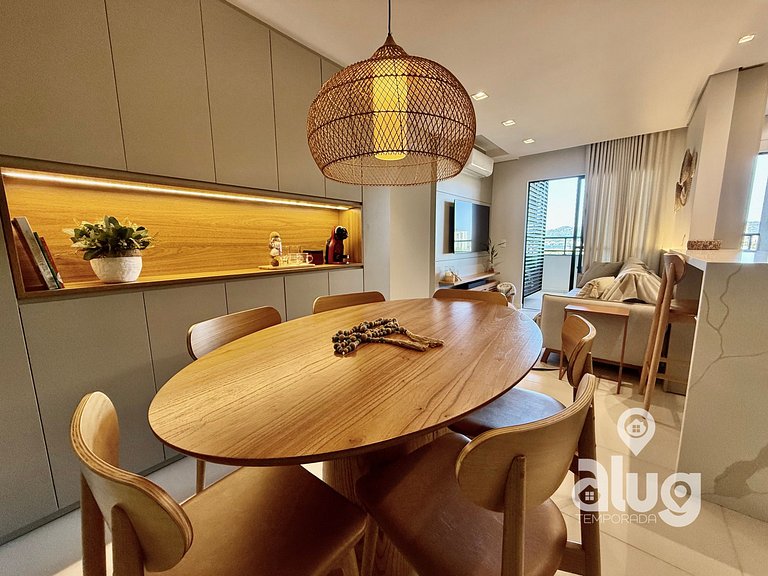 Apartamento 3 quartos perto Beto Carrero com vista mar