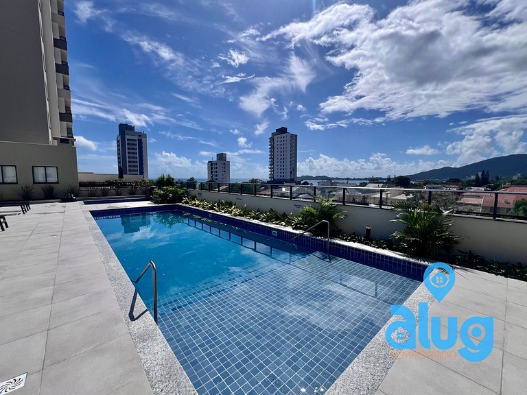 Apartamento 3 quartos perto Beto Carrero com vista mar