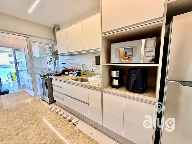 N1702 Incrível Vista Mar Beto Carrero 4 Quartos