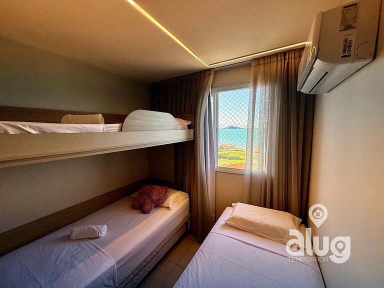 N1702 Incrível Vista Mar Beto Carrero 4 Quartos