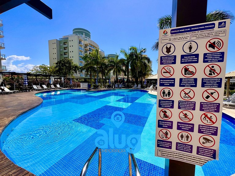 N1701 LUXO Vista Mar em Home Club Beto Carrero