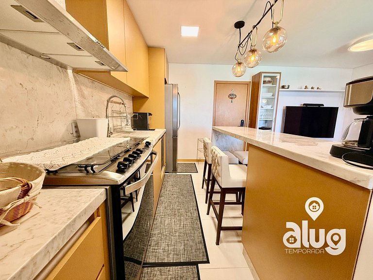 Piscina, Praia + Vista Mar | 10min Beto Carrero