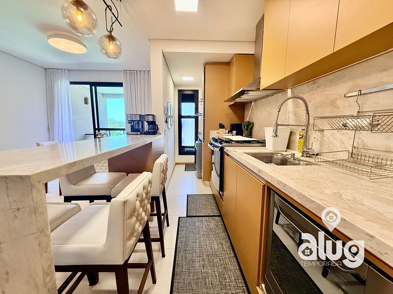 Piscina, Praia + Vista Mar | 10min Beto Carrero