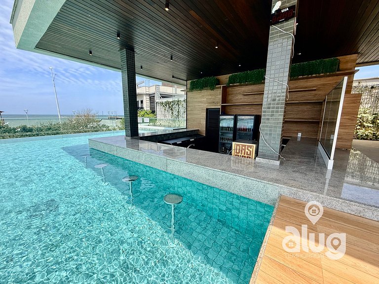 SU506T3 Ap Club Pé na Areia, Piscina Beto Carrero