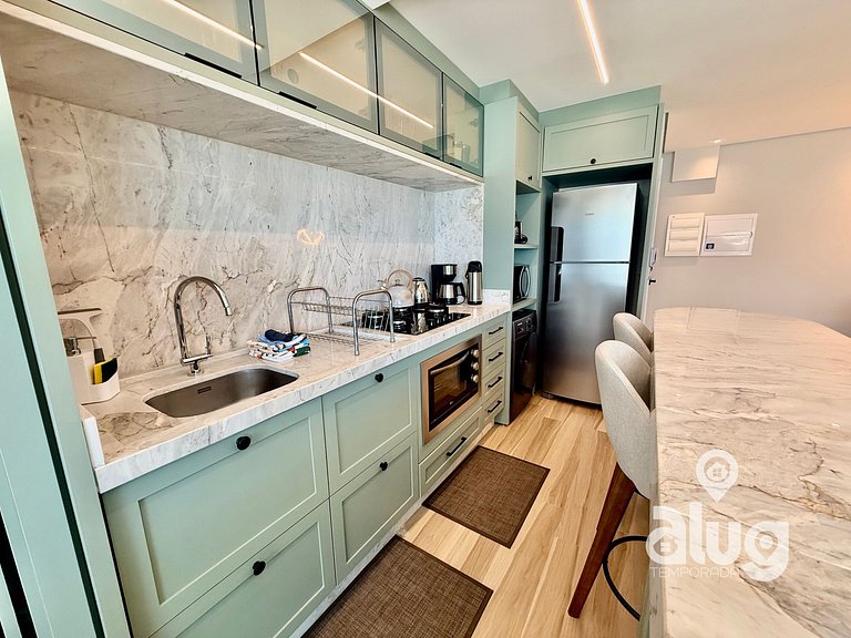 SU506T3 Ap Club Pé na Areia, Piscina Beto Carrero