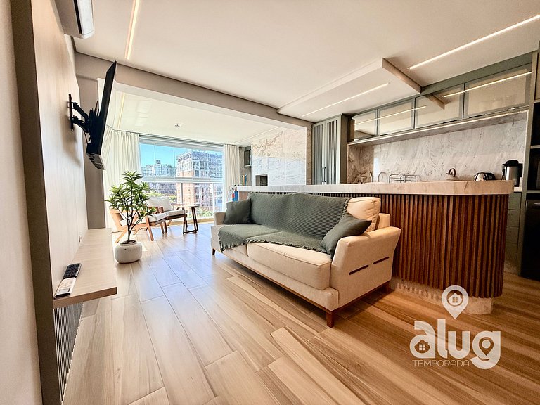 SU506T3 Ap Club Pé na Areia, Piscina Beto Carrero