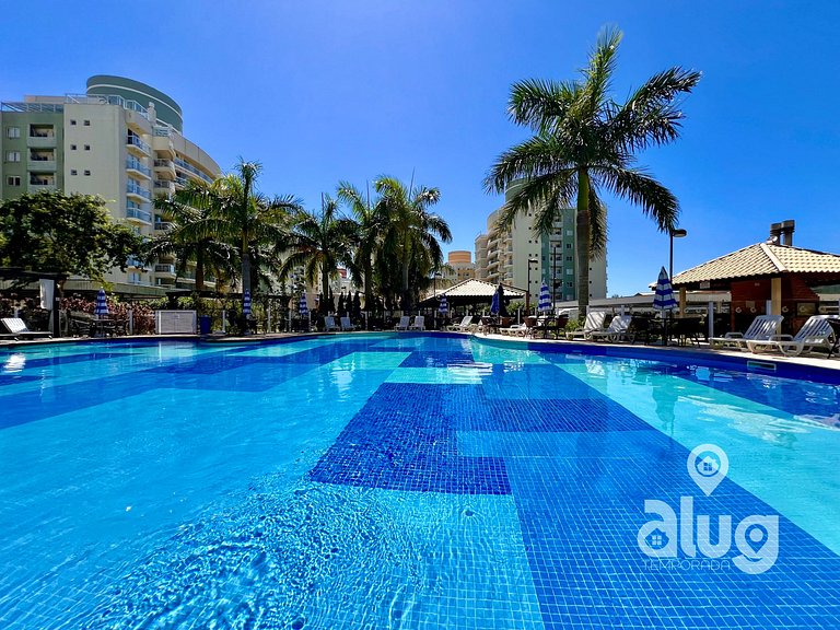 Apto 3 Quartos em Home Club com telas de Proteção