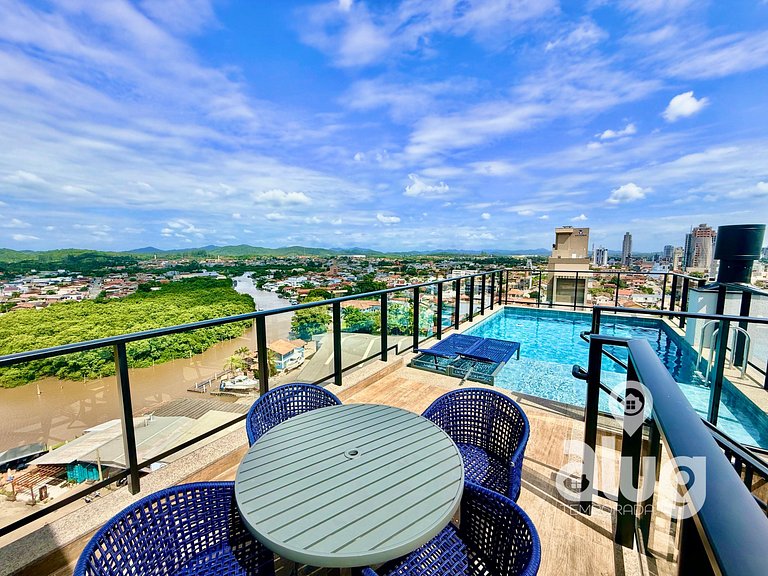Apartment Safira Sea View Rooftop Pool and Beto Carrero