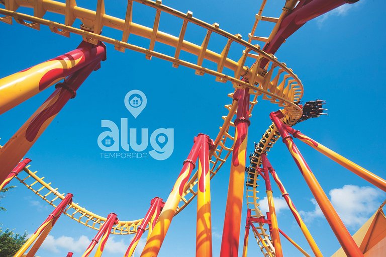 Ap Safira Vista al Mar piscina en la azotea y Beto Carrero